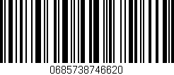 Código de barras (EAN, GTIN, SKU, ISBN): '0685738746620'