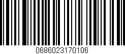 Código de barras (EAN, GTIN, SKU, ISBN): '0686023170106'