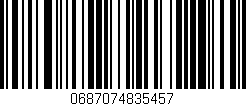Código de barras (EAN, GTIN, SKU, ISBN): '0687074835457'