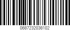 Código de barras (EAN, GTIN, SKU, ISBN): '0687232038102'