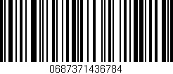 Código de barras (EAN, GTIN, SKU, ISBN): '0687371436784'