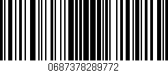 Código de barras (EAN, GTIN, SKU, ISBN): '0687378289772'