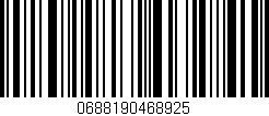 Código de barras (EAN, GTIN, SKU, ISBN): '0688190468925'