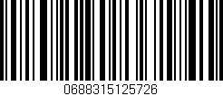 Código de barras (EAN, GTIN, SKU, ISBN): '0688315125726'