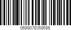 Código de barras (EAN, GTIN, SKU, ISBN): '0689076359566'