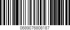 Código de barras (EAN, GTIN, SKU, ISBN): '0689076808187'