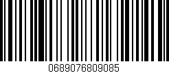 Código de barras (EAN, GTIN, SKU, ISBN): '0689076809085'