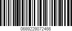 Código de barras (EAN, GTIN, SKU, ISBN): '0689228072466'