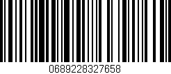 Código de barras (EAN, GTIN, SKU, ISBN): '0689228327658'