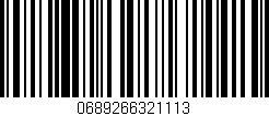 Código de barras (EAN, GTIN, SKU, ISBN): '0689266321113'