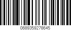 Código de barras (EAN, GTIN, SKU, ISBN): '0689359278645'