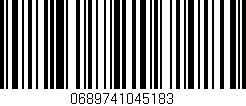 Código de barras (EAN, GTIN, SKU, ISBN): '0689741045183'