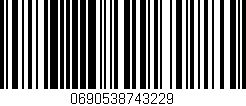 Código de barras (EAN, GTIN, SKU, ISBN): '0690538743229'