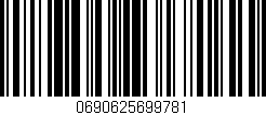 Código de barras (EAN, GTIN, SKU, ISBN): '0690625699781'