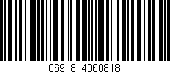 Código de barras (EAN, GTIN, SKU, ISBN): '0691814060818'
