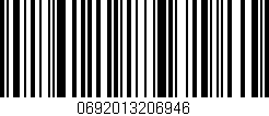 Código de barras (EAN, GTIN, SKU, ISBN): '0692013206946'