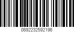 Código de barras (EAN, GTIN, SKU, ISBN): '0692232592196'