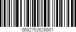 Código de barras (EAN, GTIN, SKU, ISBN): '0692752628801'