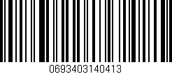 Código de barras (EAN, GTIN, SKU, ISBN): '0693403140413'