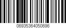 Código de barras (EAN, GTIN, SKU, ISBN): '06935364050696'