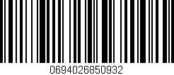 Código de barras (EAN, GTIN, SKU, ISBN): '0694026850932'