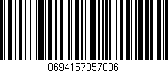 Código de barras (EAN, GTIN, SKU, ISBN): '0694157857886'