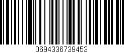 Código de barras (EAN, GTIN, SKU, ISBN): '0694336739453'
