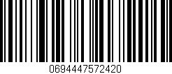 Código de barras (EAN, GTIN, SKU, ISBN): '0694447572420'