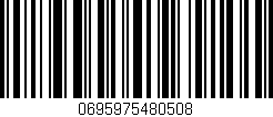 Código de barras (EAN, GTIN, SKU, ISBN): '0695975480508'