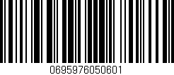 Código de barras (EAN, GTIN, SKU, ISBN): '0695976050601'