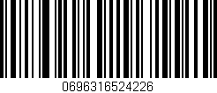 Código de barras (EAN, GTIN, SKU, ISBN): '0696316524226'