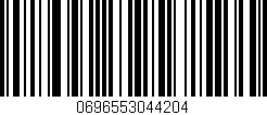 Código de barras (EAN, GTIN, SKU, ISBN): '0696553044204'