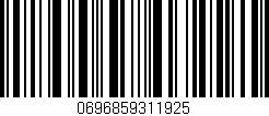 Código de barras (EAN, GTIN, SKU, ISBN): '0696859311925'