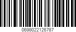 Código de barras (EAN, GTIN, SKU, ISBN): '0698022126787'