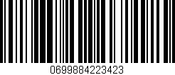 Código de barras (EAN, GTIN, SKU, ISBN): '0699884223423'