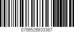 Código de barras (EAN, GTIN, SKU, ISBN): '0706526633387'