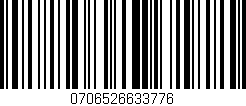 Código de barras (EAN, GTIN, SKU, ISBN): '0706526633776'