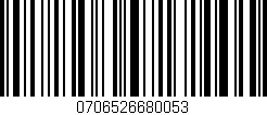 Código de barras (EAN, GTIN, SKU, ISBN): '0706526680053'