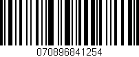 Código de barras (EAN, GTIN, SKU, ISBN): '070896841254'
