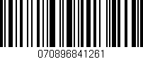 Código de barras (EAN, GTIN, SKU, ISBN): '070896841261'