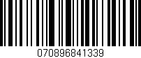 Código de barras (EAN, GTIN, SKU, ISBN): '070896841339'
