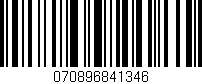 Código de barras (EAN, GTIN, SKU, ISBN): '070896841346'