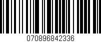 Código de barras (EAN, GTIN, SKU, ISBN): '070896842336'
