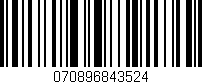 Código de barras (EAN, GTIN, SKU, ISBN): '070896843524'