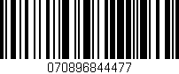 Código de barras (EAN, GTIN, SKU, ISBN): '070896844477'