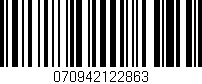 Código de barras (EAN, GTIN, SKU, ISBN): '070942122863'