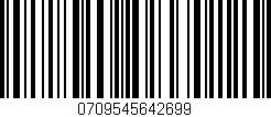 Código de barras (EAN, GTIN, SKU, ISBN): '0709545642699'