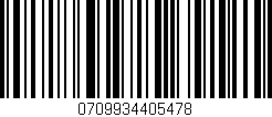 Código de barras (EAN, GTIN, SKU, ISBN): '0709934405478'
