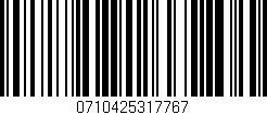 Código de barras (EAN, GTIN, SKU, ISBN): '0710425317767'