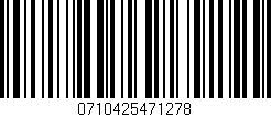 Código de barras (EAN, GTIN, SKU, ISBN): '0710425471278'